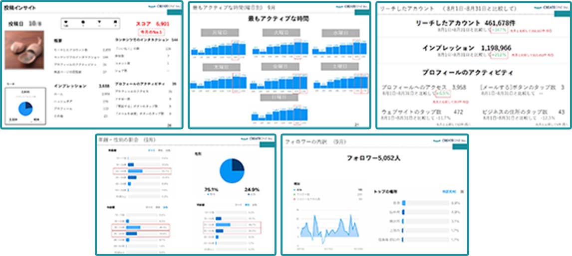 マンスリーレポート画像
